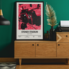 Framed StoneX Stadium London Saracens Rugby Stadium map print wall display