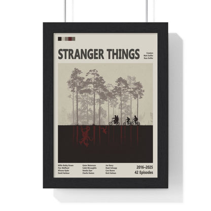 Stranger Things Minimilist TV Series Poster - Poster Kingz