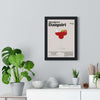 Framed Strawberry Daiquiri Cocktail - Bold Drink - print close-up