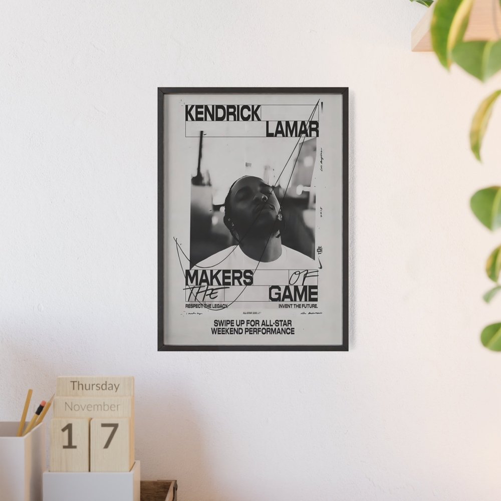 Stussy Nike "Kendrick Lamar" Poster - Poster Kingz