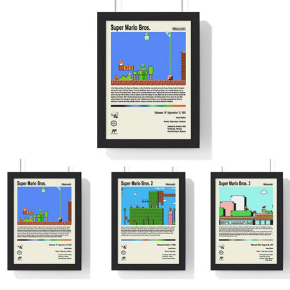 Super Mario Bros Video Game Posters - Poster Kingz