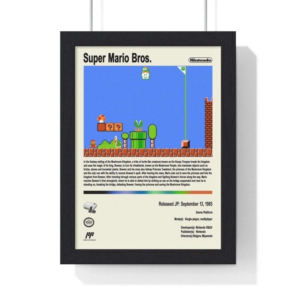 Super Mario Bros Video Game Posters - Poster Kingz