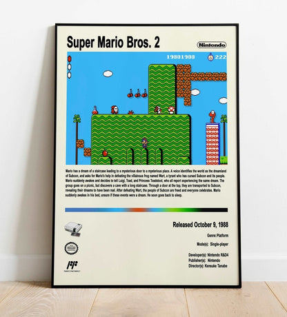 Super Mario Bros Video Game Posters - Poster Kingz