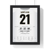 Swansea City Play-Off Final 2011 Poster - Scott Sinclair 21 Hat-Trick Wembley Shirt Print framed in a black frame, ready to hang