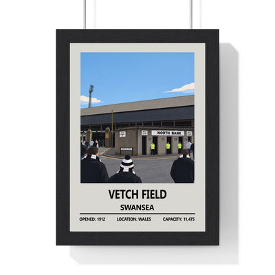 Swansea City Vetch Field Stadium Print