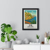 Framed Symi Rhodes Greece travel poster