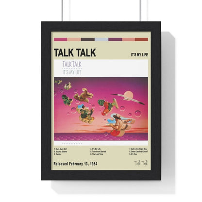 Talk Talk Album Cover Poster - Poster Kingz - A5 (unframed) - Vintage - It's My Life