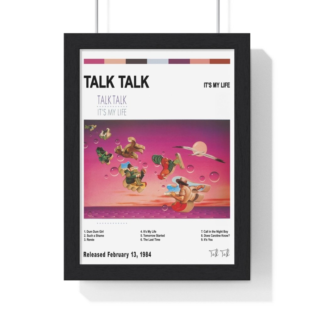 Talk Talk Album Cover Poster - Poster Kingz - A5 (unframed) - White - It's My Life