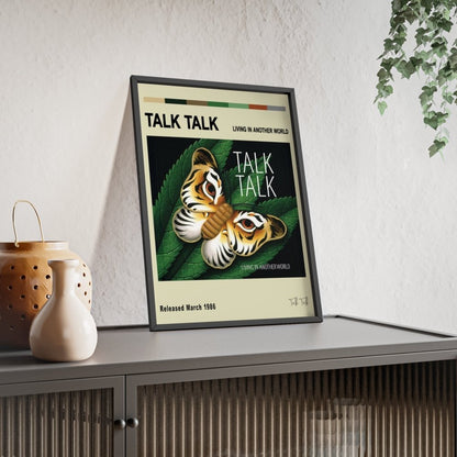 Talk Talk Album Cover Poster - Poster Kingz - A5 (unframed) - White - Living In Another World