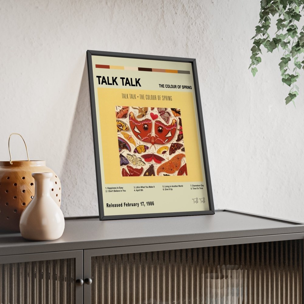 Talk Talk Album Cover Poster - Poster Kingz - A5 (unframed) - White - The Colour of Spring