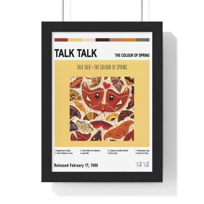 Talk Talk Album Cover Poster - Poster Kingz - A5 (unframed) - White - The Colour of Spring