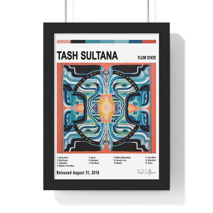 Tash Sultana - Flow State Album Cover Poster - Poster Kingz - A5 (unframed) - White - 