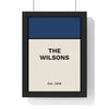Personalised Street Sign Print | Custom Monopoly Style Poster