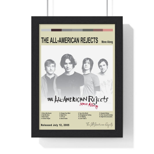 The All - American Rejects - Move Along Album Cover Poster - Poster Kingz - A5 (unframed) - Vintage - 