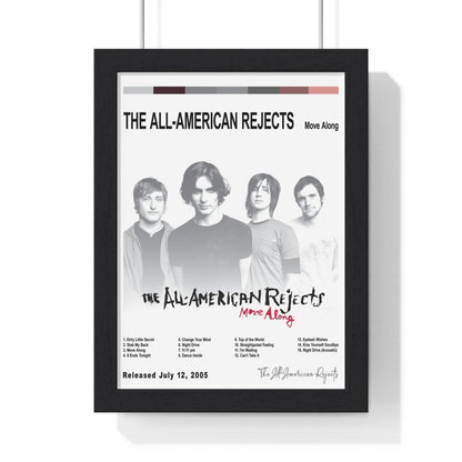 The All - American Rejects - Move Along Album Cover Poster - Poster Kingz - A5 (unframed) - White - 