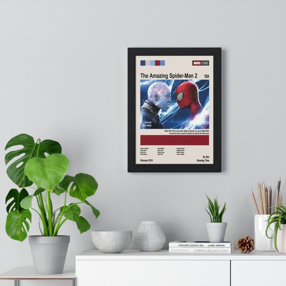 The Amazing Spider - Man 1 and 2 Poster – Dynamic Superhero Art Print - Poster Kingz - A5 (unframed) - Amazing Spider - Man 2 - 