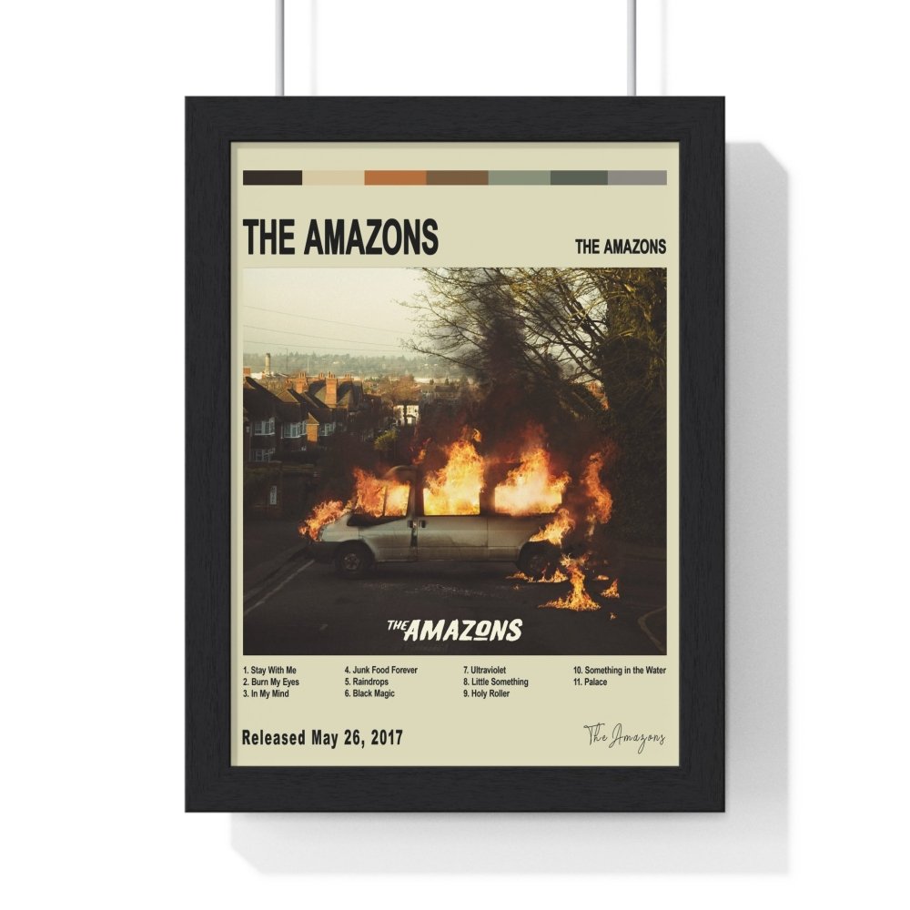 The Amazons Album Cover Poster - Poster Kingz - A5 (unframed) - Vintage - 