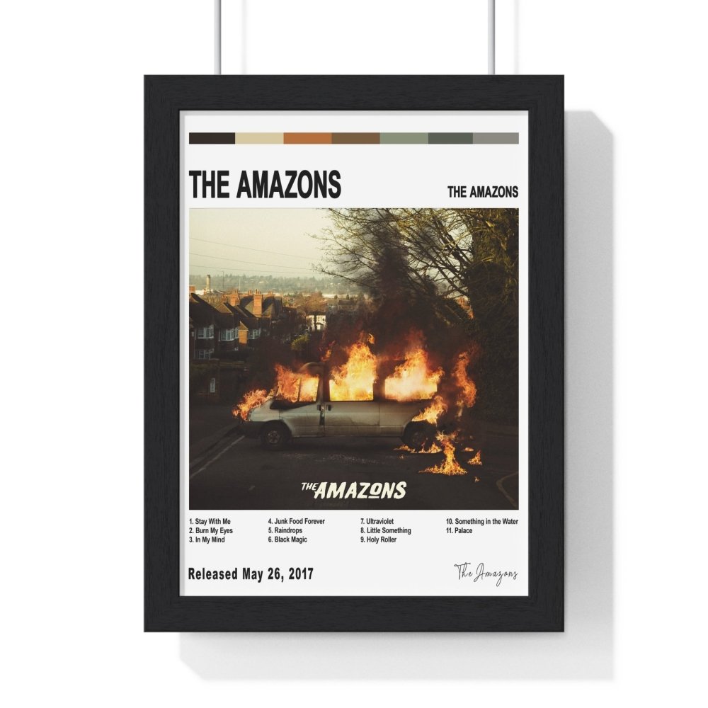 The Amazons Album Cover Poster - Poster Kingz - A5 (unframed) - White - 