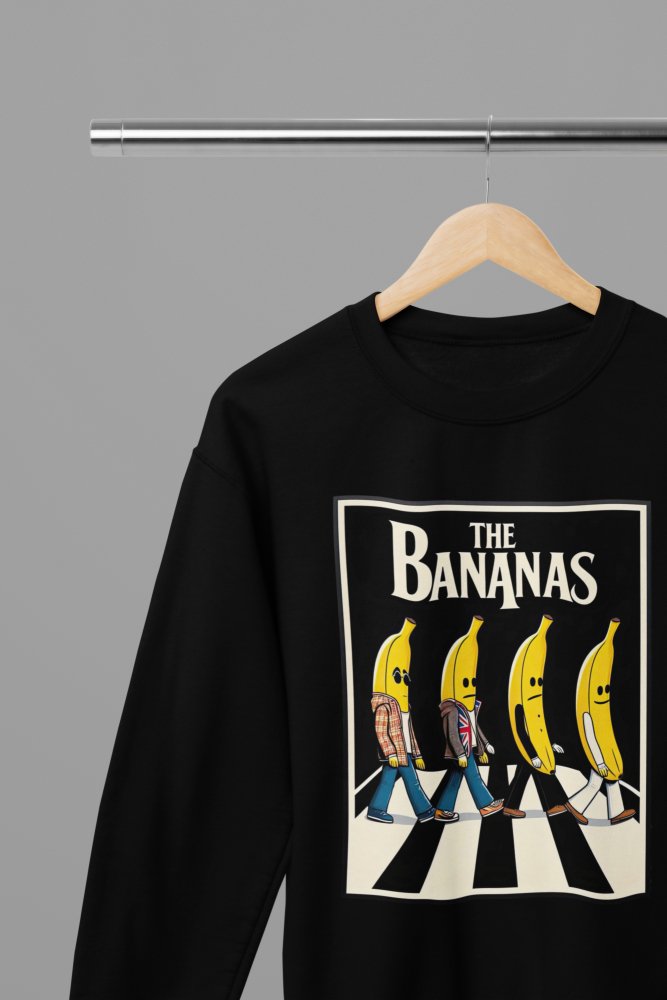 The Bananas Funny Beatles Abbey Road T-Shirt/Sweatshirt - Poster Kingz