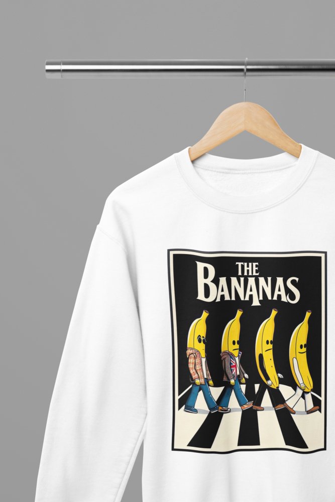 The Bananas Funny Beatles Abbey Road T-Shirt/Sweatshirt - Poster Kingz