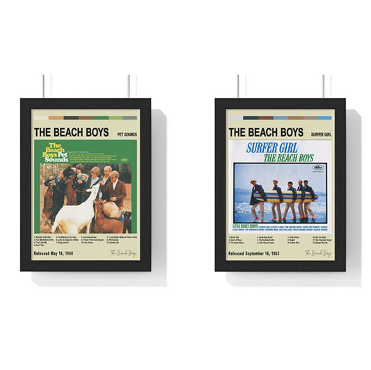 The Beach Boys Album Cover Poster - Poster Kingz - A5 (unframed) - Vintage - Pet Sounds