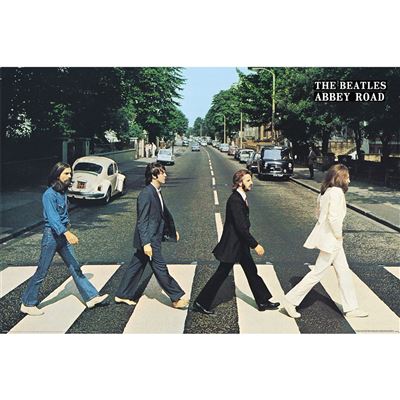 Framed The Beatles Abbey Road Album Artwork maxi poster