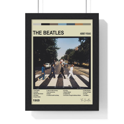 The Beatles - Album Poster - Poster Kingz - A5 (unframed) - Abbey Road 1969 - Vintage - AlbumArt