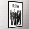 Framed The Beatles Black and White Band Photo maxi poster