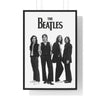 Framed The Beatles Black and White Band Photo maxi poster