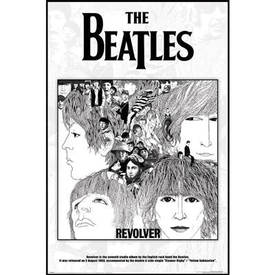 Framed The Beatles Revolver Album Artwork maxi poster