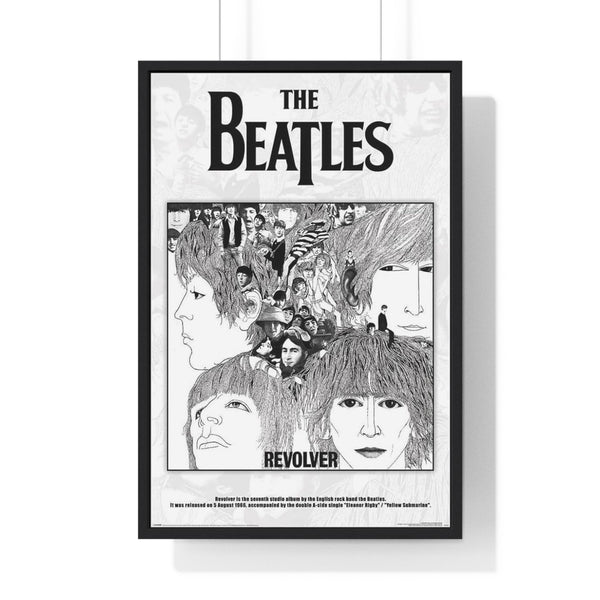 The Beatles Revolver album artwork maxi poster framed