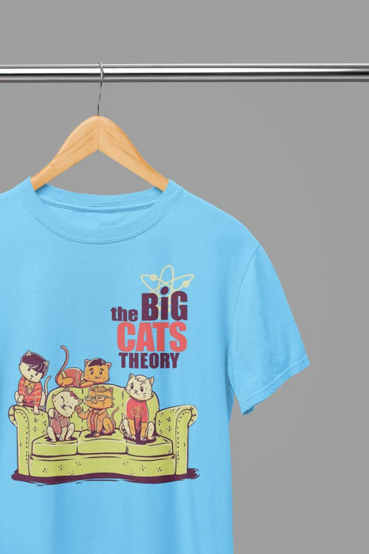 The Big Cat Theory - The Big Bang Theory TV Show T-Shirt/Sweatshirt - Poster Kingz