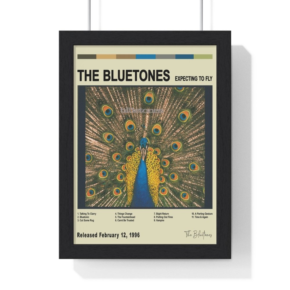 The Bluetones - Expecting to Fly Album Cover Poster - Poster Kingz - A5 (unframed) - Vintage - 