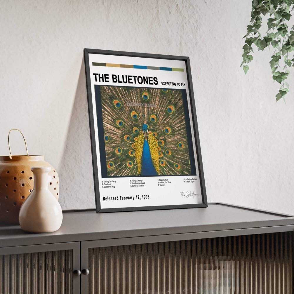 The Bluetones - Expecting to Fly Album Cover Poster - Poster Kingz - A5 (unframed) - White - 