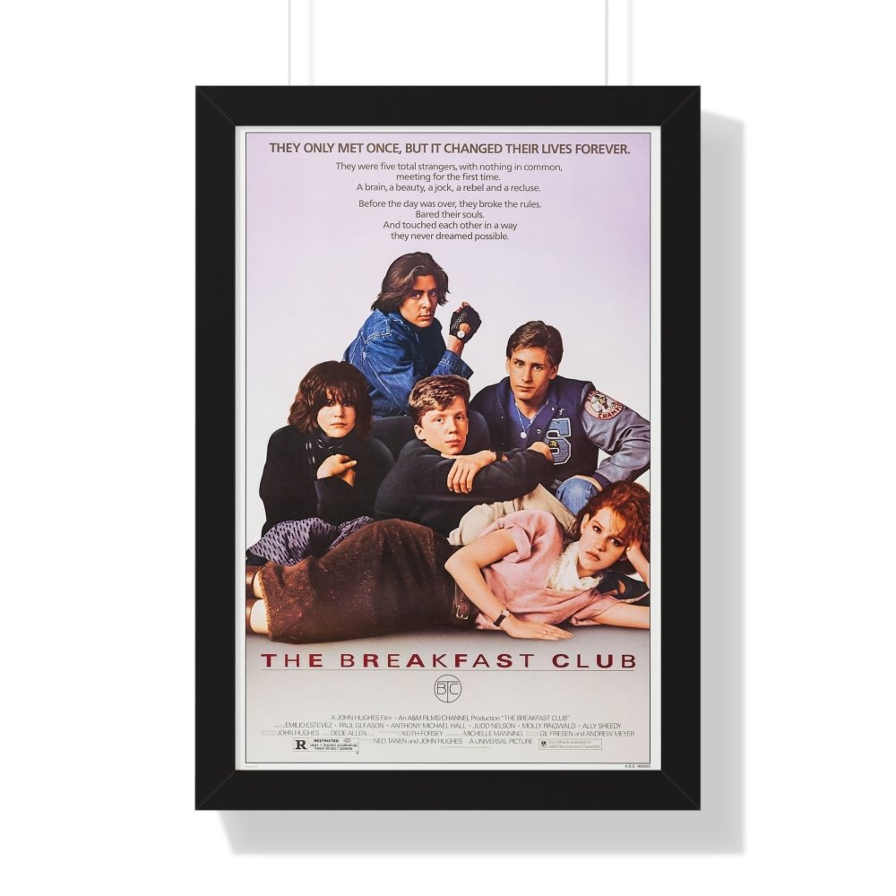 The Breakfast Club Movie Poster – Iconic 80s Teen Drama Art Print - Poster Kingz - A5 (unframed) - Movie Poster - 