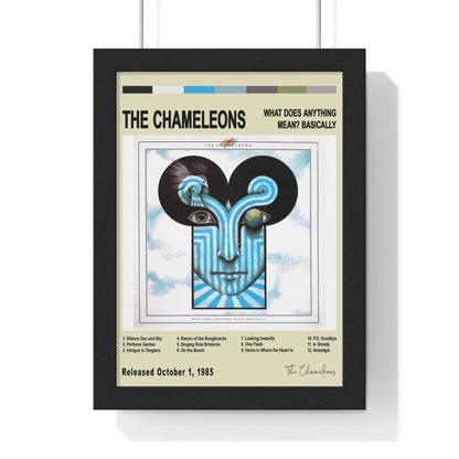 The Chameleons Album Cover Poster - Poster Kingz - A5 (unframed) - Vintage - What Does Anything Mean? Basically