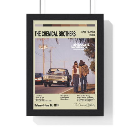 The Chemical Brothers Album Cover Poster - Poster Kingz - A5 (unframed) - Vintage - Exit Planet Dust