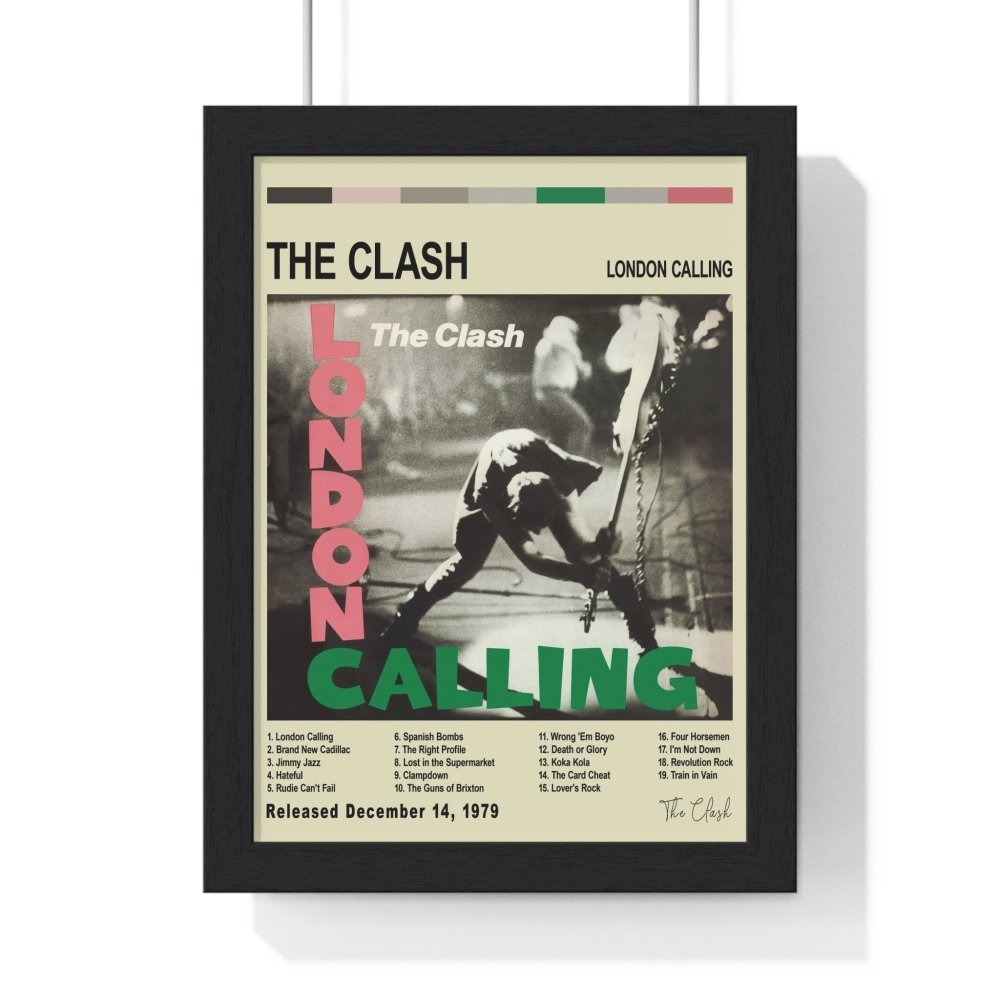 The Clash Album Cover Poster - Poster Kingz - A5 (unframed) - Vintage - London Calling