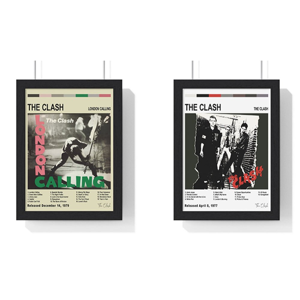 The Clash Album Cover Poster - Poster Kingz - A5 (unframed) - Vintage - London Calling