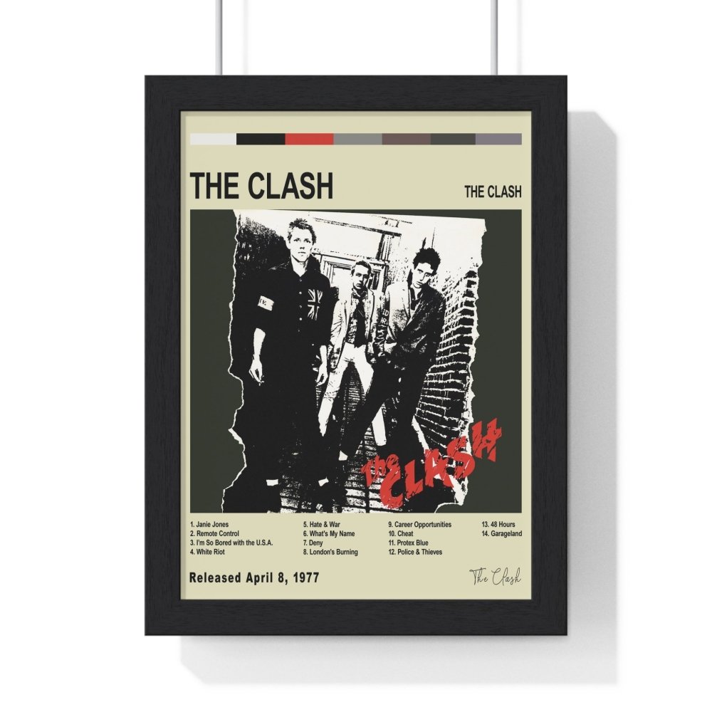 The Clash Album Cover Poster - Poster Kingz - A5 (unframed) - Vintage - The Clash