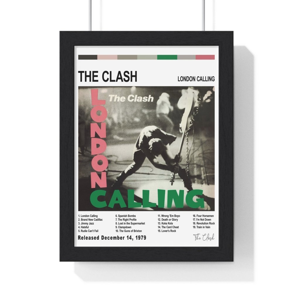 The Clash Album Cover Poster - Poster Kingz - A5 (unframed) - White - London Calling