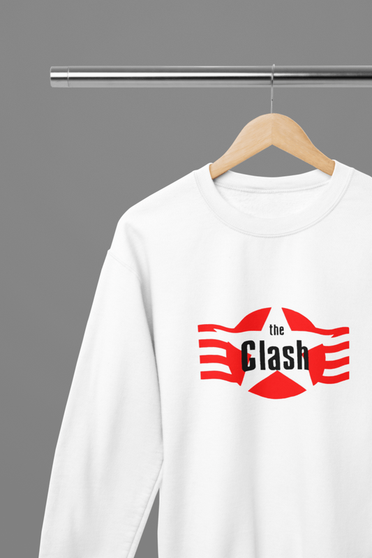 The Clash T-Shirt/Sweatshirt - Poster Kingz - S - Sweatshirt - White