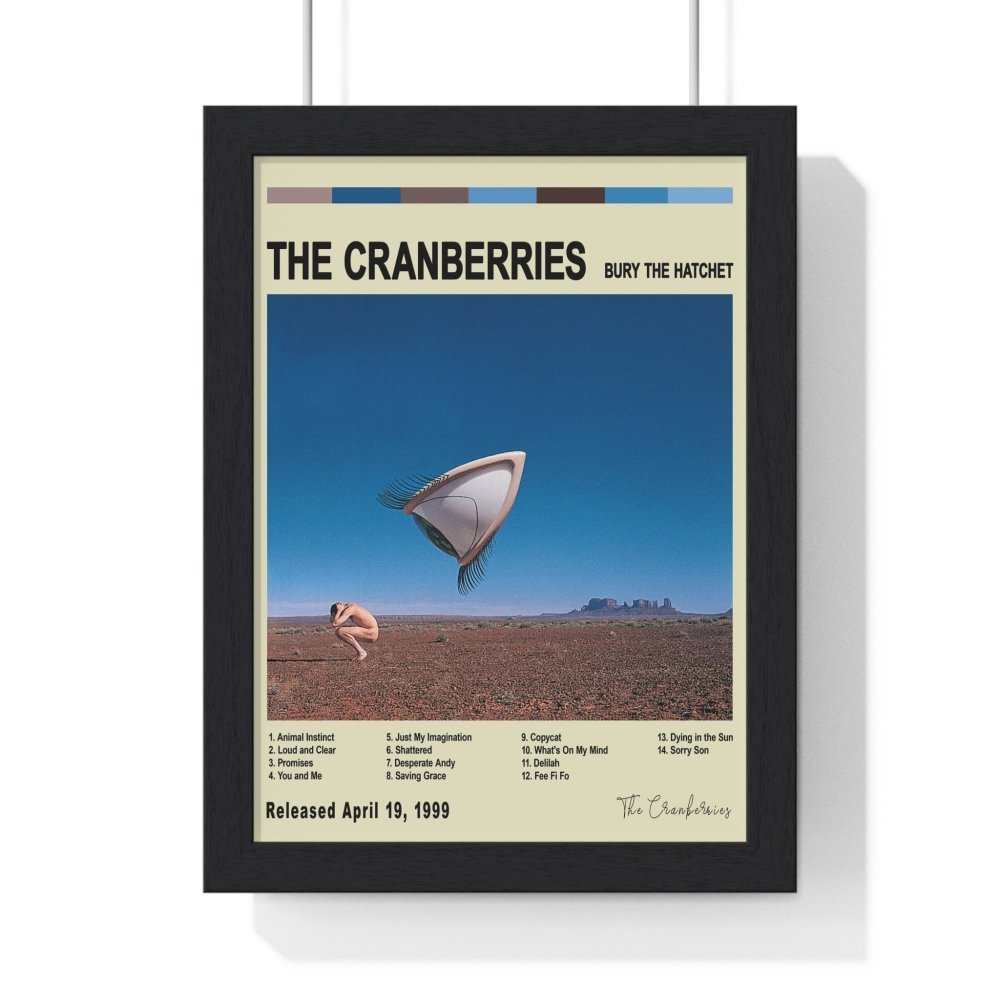 The Cranberries - Bury the Hatchet Album Cover Poster - Poster Kingz - A5 (unframed) - Vintage - 