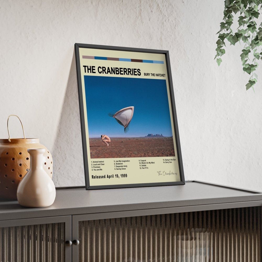 The Cranberries - Bury the Hatchet Album Cover Poster - Poster Kingz - A5 (unframed) - White - 