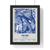 The Den Stadium Map Print