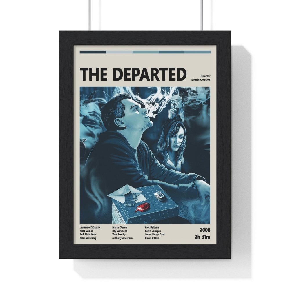 The Departed – Suspense Mystery Art Print - Poster Kingz - A5 (Poster) - Design 1 - 