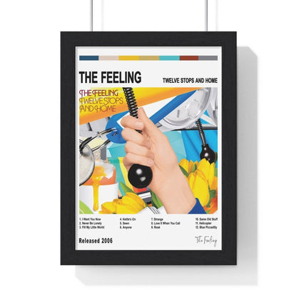 The Feeling - Twelve Stops and Home Album Cover Poster - Poster Kingz - A5 (unframed) - White - 