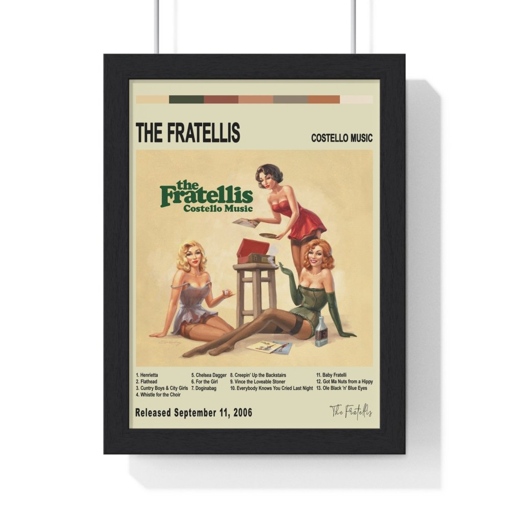 The Fratellis - Costello Music Album Cover Poster - Poster Kingz - A5 (unframed) - Vintage - 