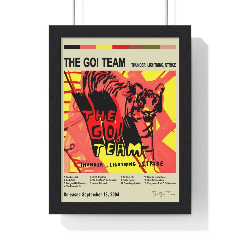 The Go! Team Album Cover Poster - Poster Kingz - A5 (unframed) - Vintage - 