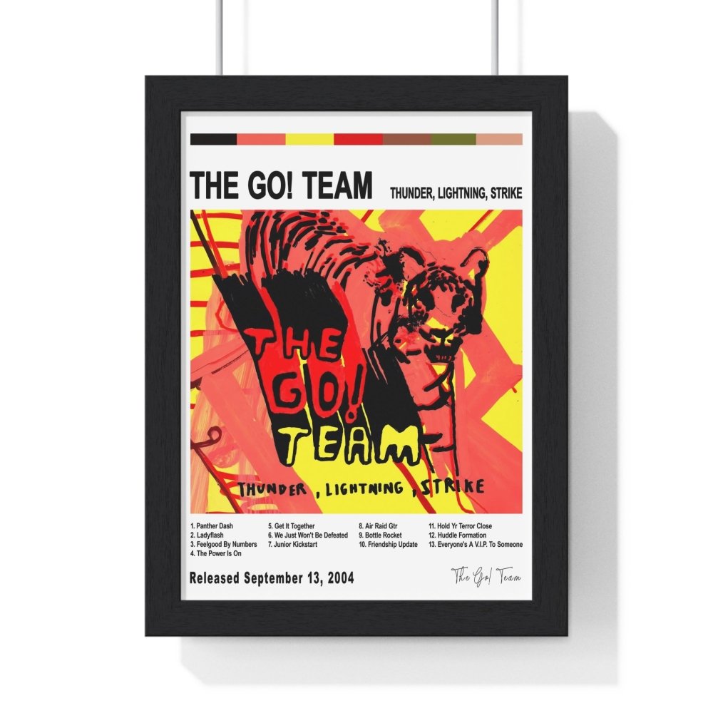 The Go! Team Album Cover Poster - Poster Kingz - A5 (unframed) - White - 